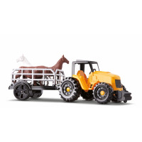 TRATOR FARM WORKS C/ANIMAIS 34CM 457